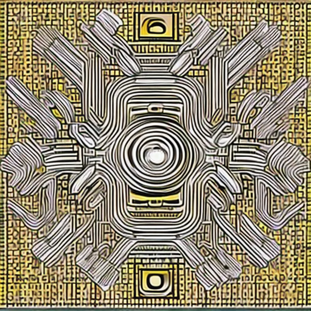 Artistic representation for U .