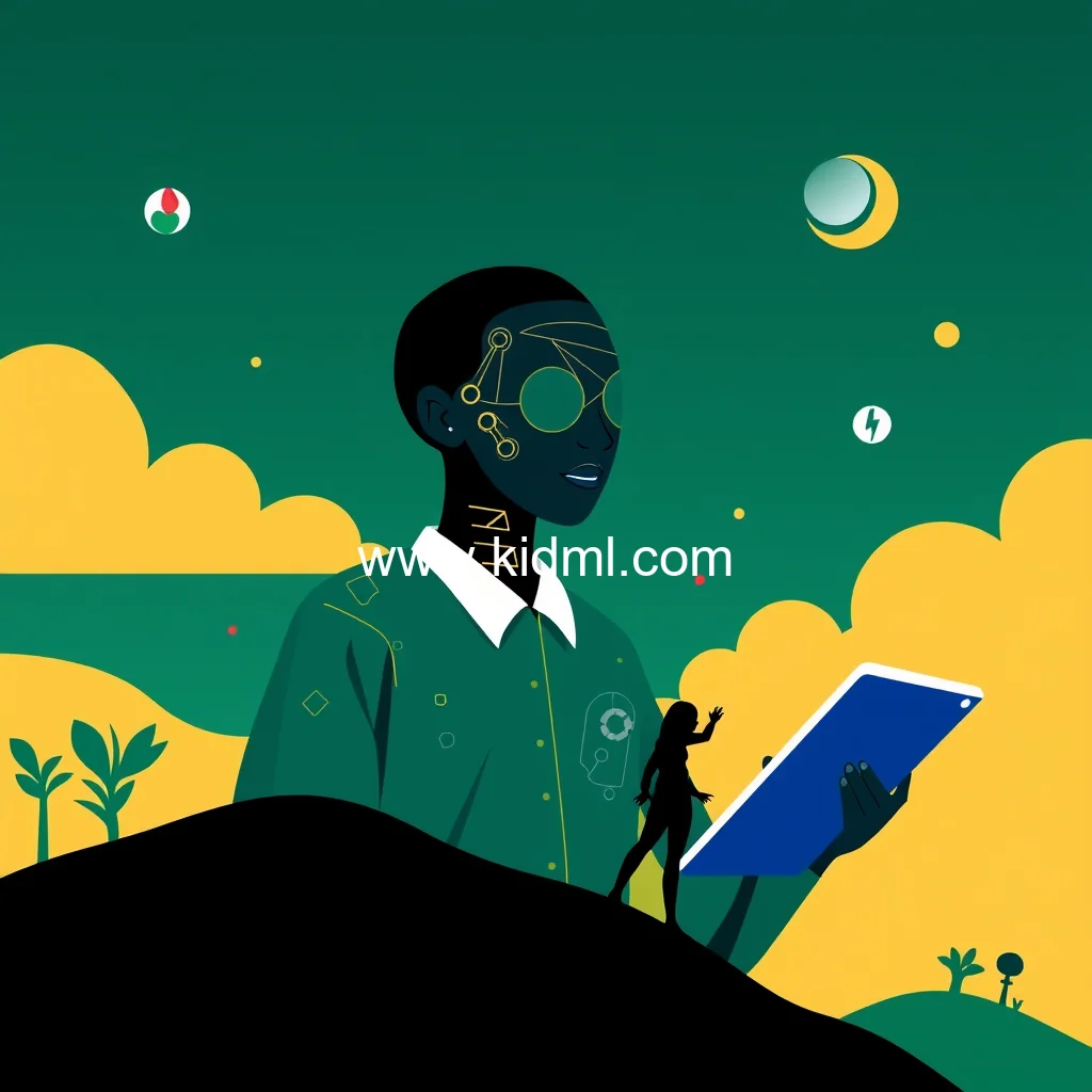 Artistic representation for Utiva : the only nigerian startup selected for the google ai for education 2024 program utiva selected for google ai for education 2024 program: a new