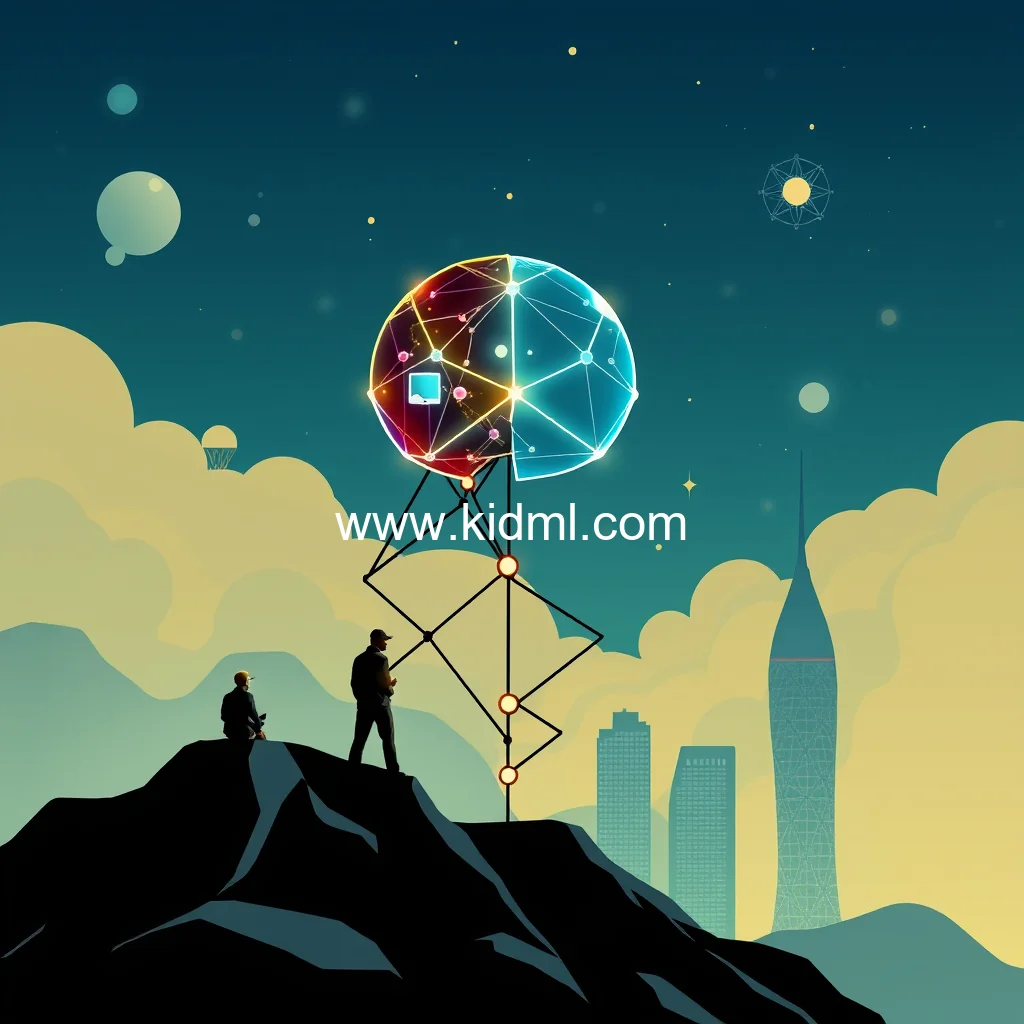 Artistic representation for Meta showcases open source AI solutions for India at Build with AI Summit