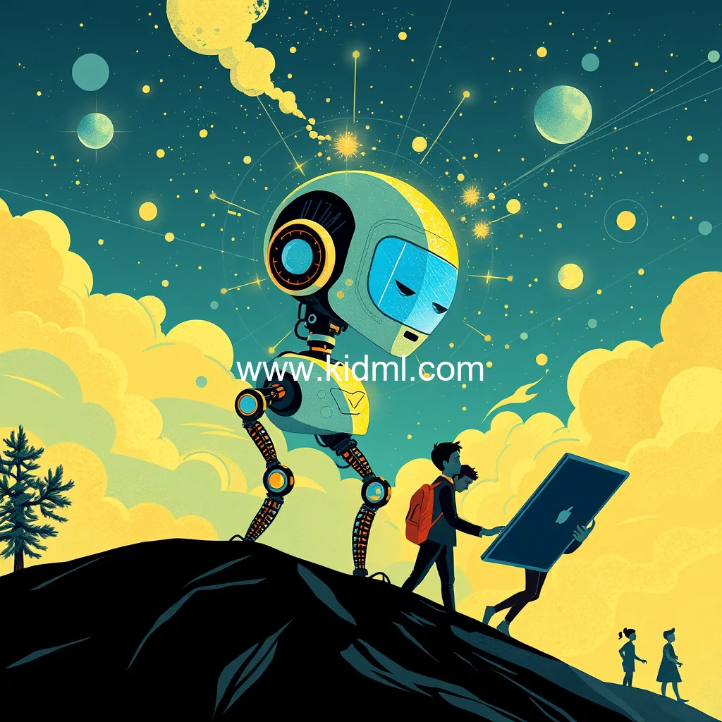 Artistic representation for Ai paves the way: students embark on a tech-enhanced back-to-school jour