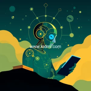 Artistic representation for How AI Can Revolutionize Indian Education to Prepare Youth for the Future of Work