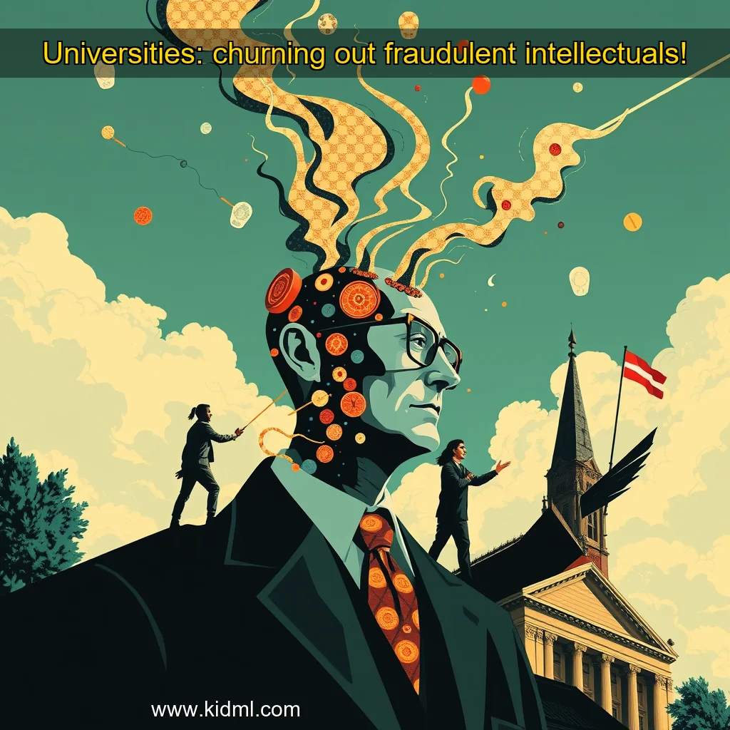 Read more about the article Universities: churning out fraudulent intellectuals!