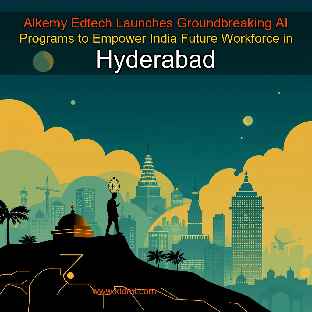 Artistic representation for Alkemy Edtech Launches Groundbreaking AI Programs to Empower India Future Workforce in Hyderabad