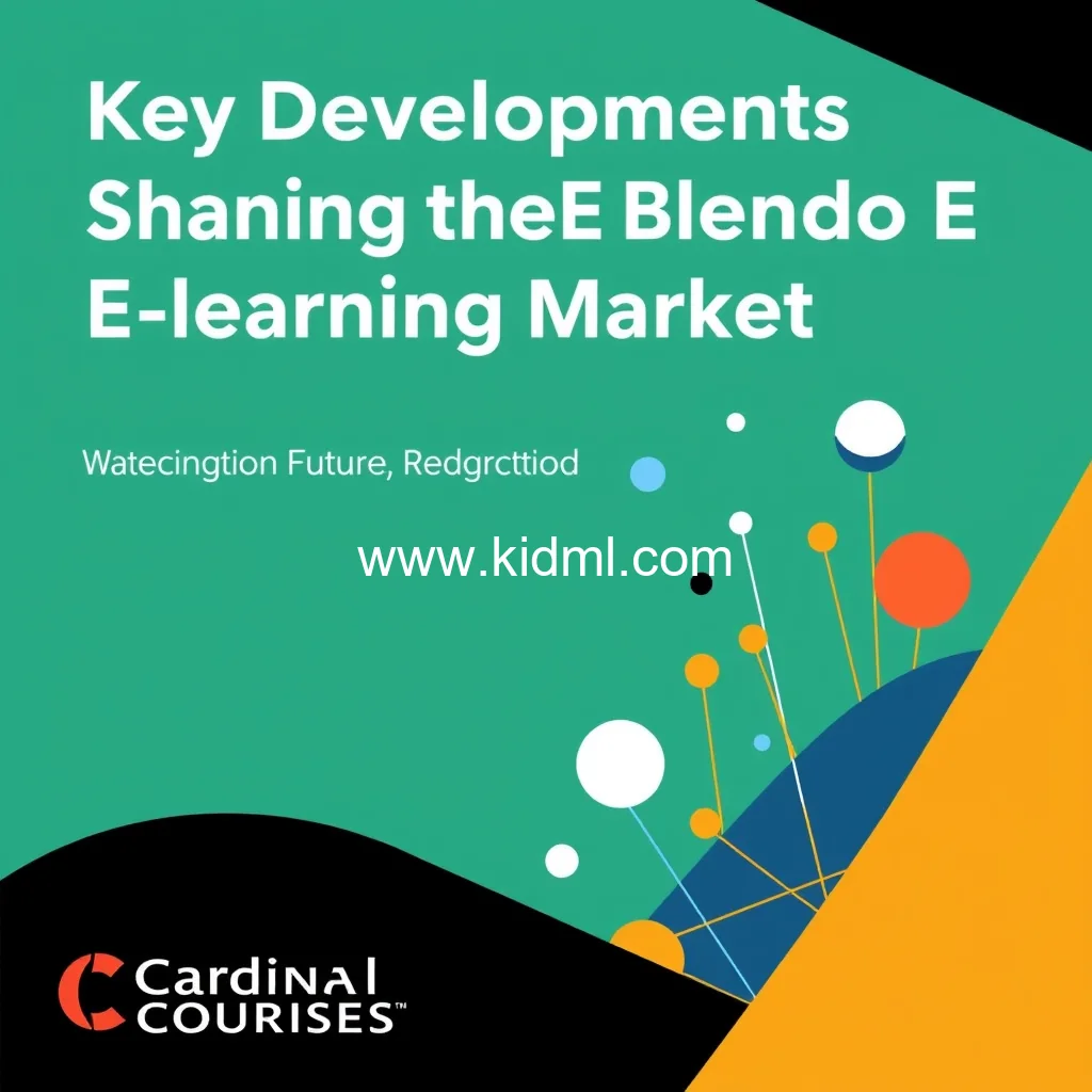 Artistic representation for Key Developments Shaping the K 12 Blended E Learning Market : Trends Innovations and Future Prospects Cardinal Courier