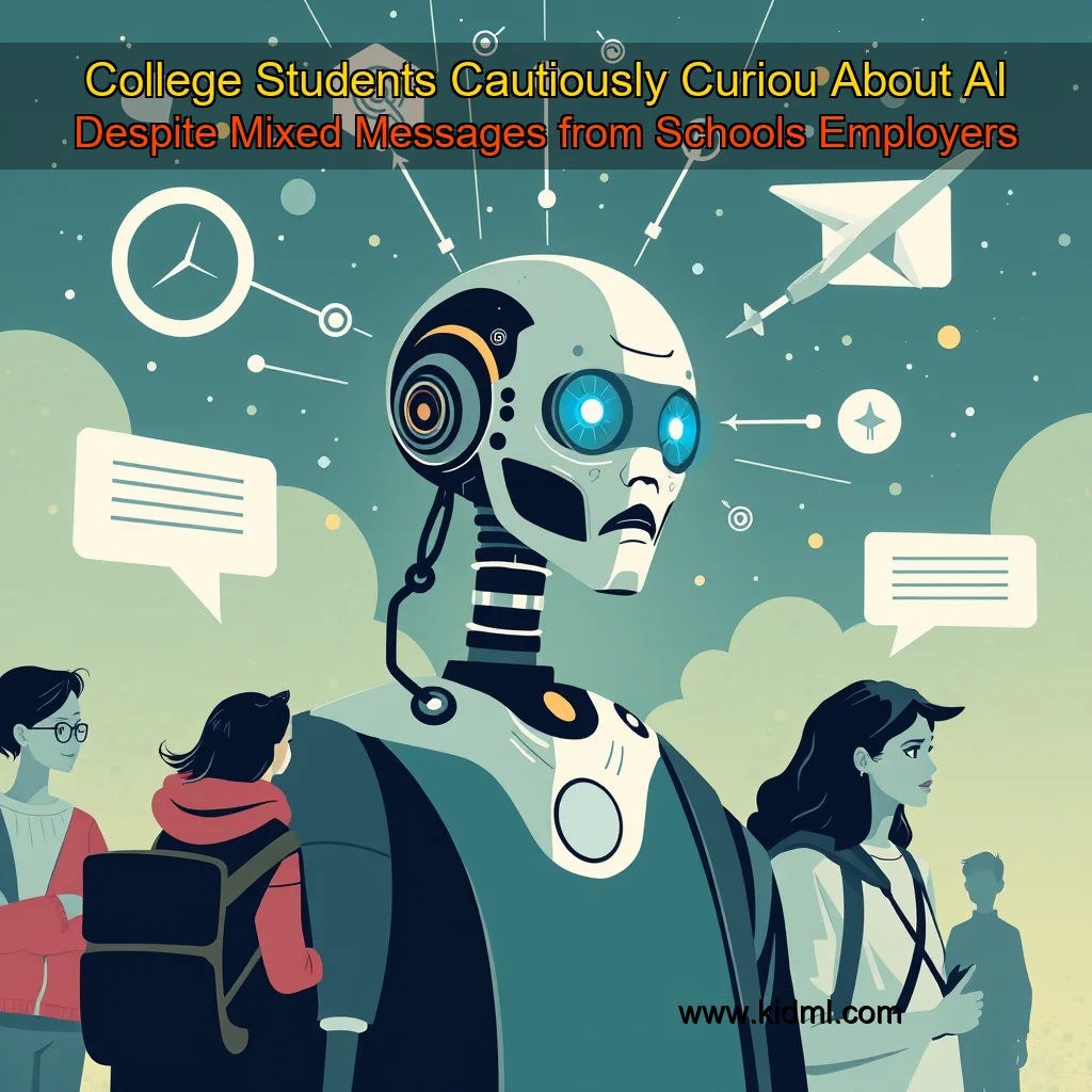 Read more about the article College Students Cautiously Curiou About AI  Despite Mixed Messages from Schools  Employers