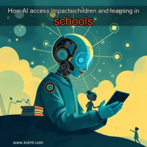 Artistic representation for How AI access impacts children and learning in schools