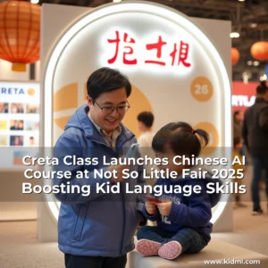 Artistic representation for Creta Class Launches Chinese AI Course at Not So Little Fair 2025 Boosting Kid Language Skills