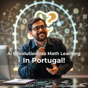 Artistic representation for Ai Revolutionizes Math Learning In Portugal!