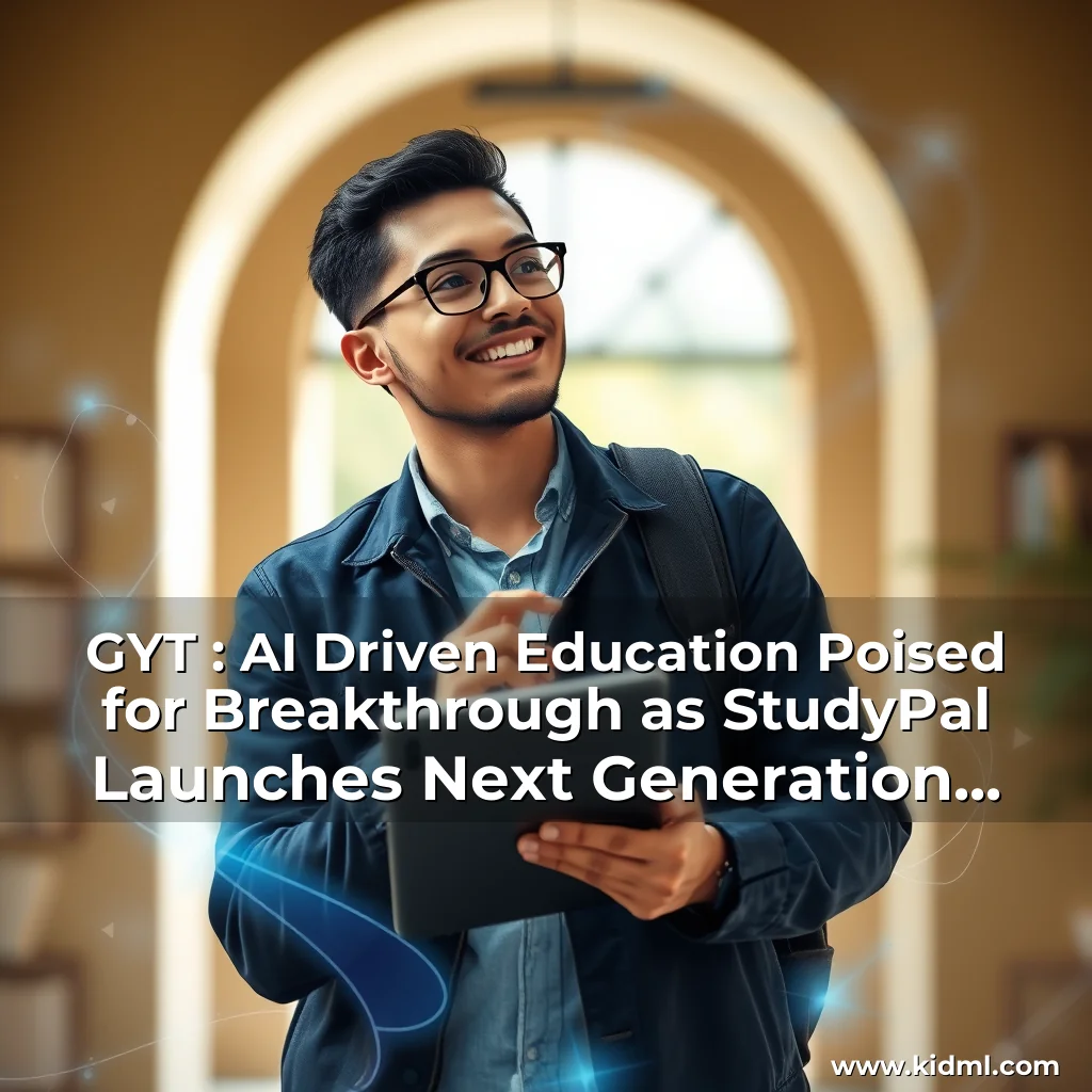 Read more about the article GYT : AI  Driven Education Poised for Breakthrough as StudyPal Launches Next  Generation Learning Platform