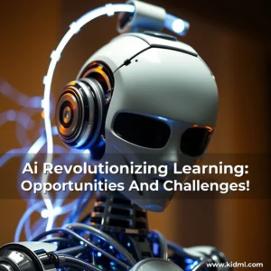 Artistic representation for Ai Revolutionizing Learning: Opportunities And Challenges!