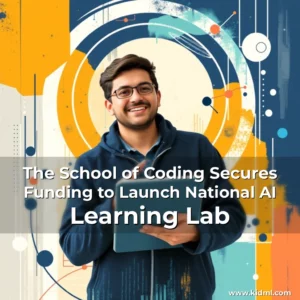 Artistic representation for The School of Coding Secures Funding to Launch National AI Learning Lab