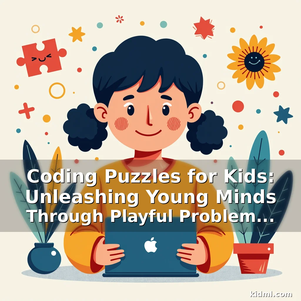 Artistic representation for Coding Puzzles for Kids: Unleashing Young Minds Through Playful Problem Solving