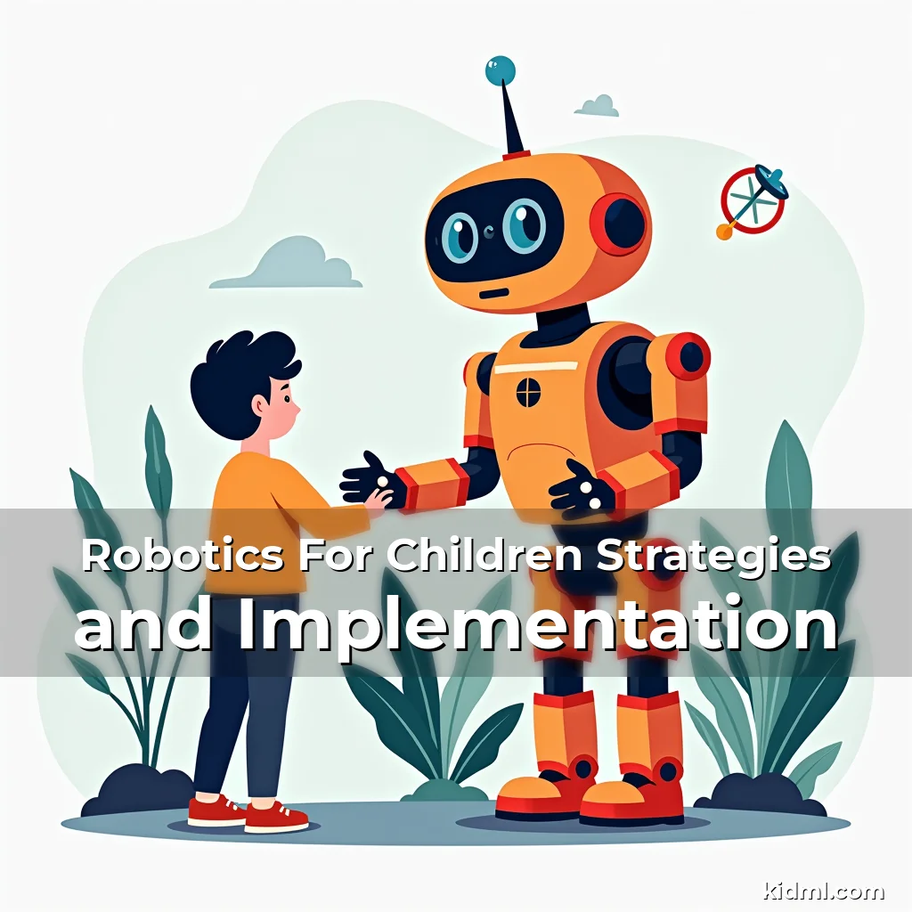 Artistic representation for Robotics For Children Strategies and Implementation