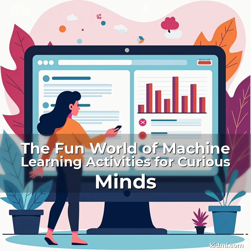 Artistic representation for The Fun World of Machine Learning Activities for Curious Minds